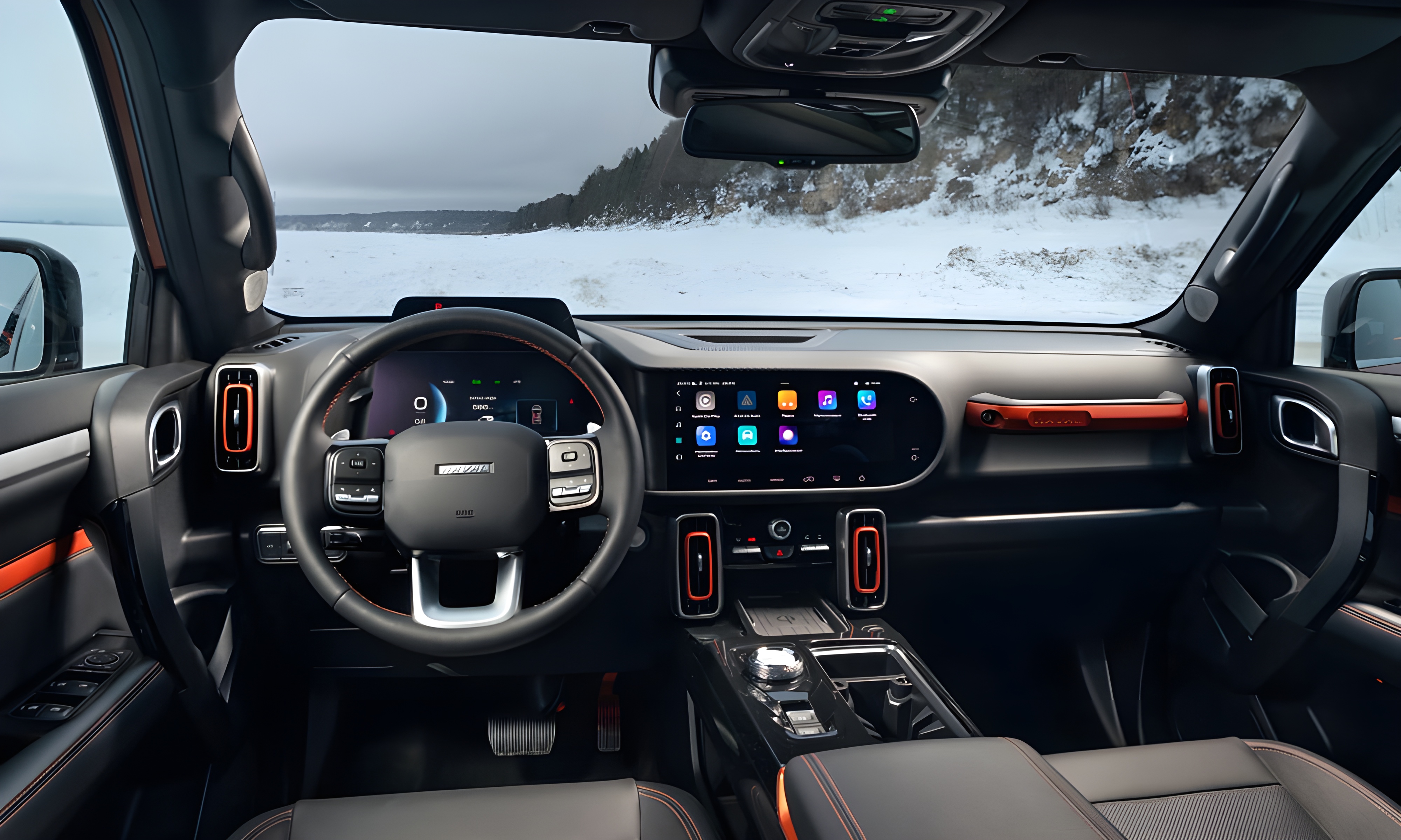 Интерьер/салон нового автомобиля Haval Dargo X