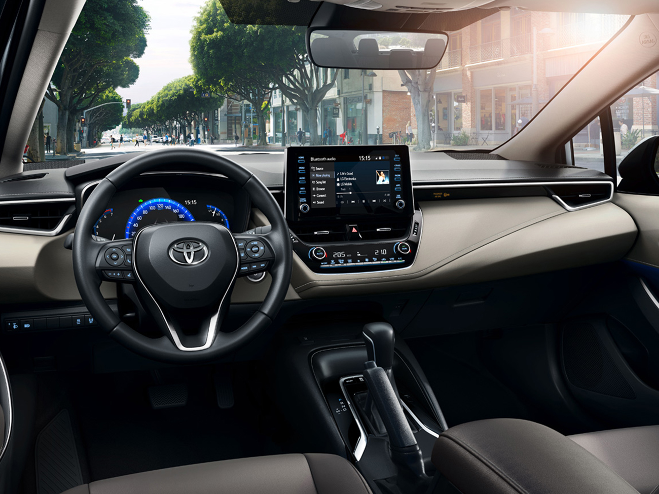 Интерьер/салон нового автомобиля Toyota Corolla