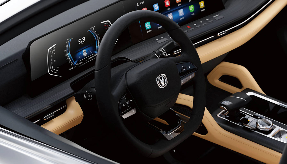 Интерьер/салон нового автомобиля Changan Hunter Plus