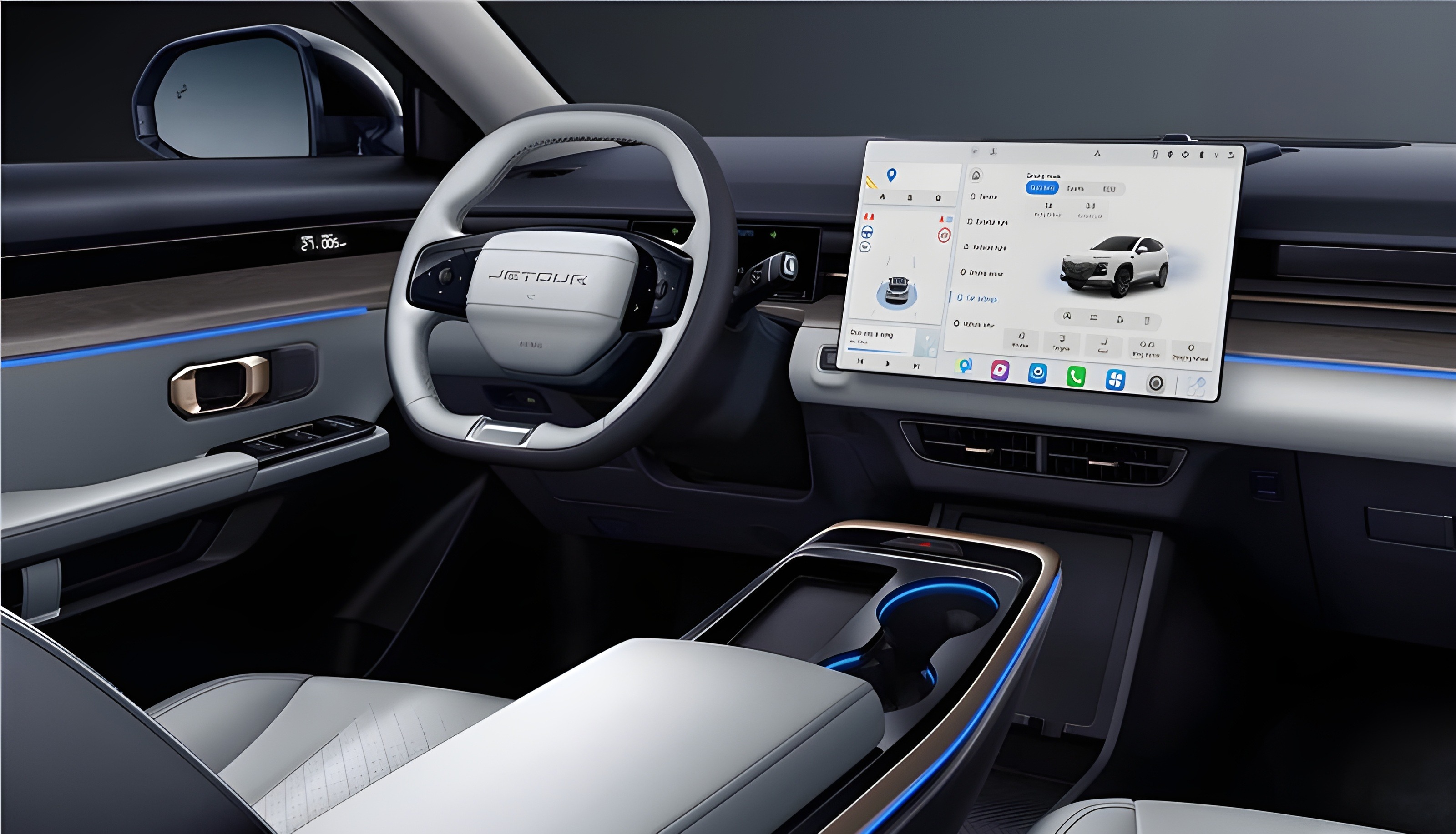 Интерьер/салон нового автомобиля Jetour Dashing