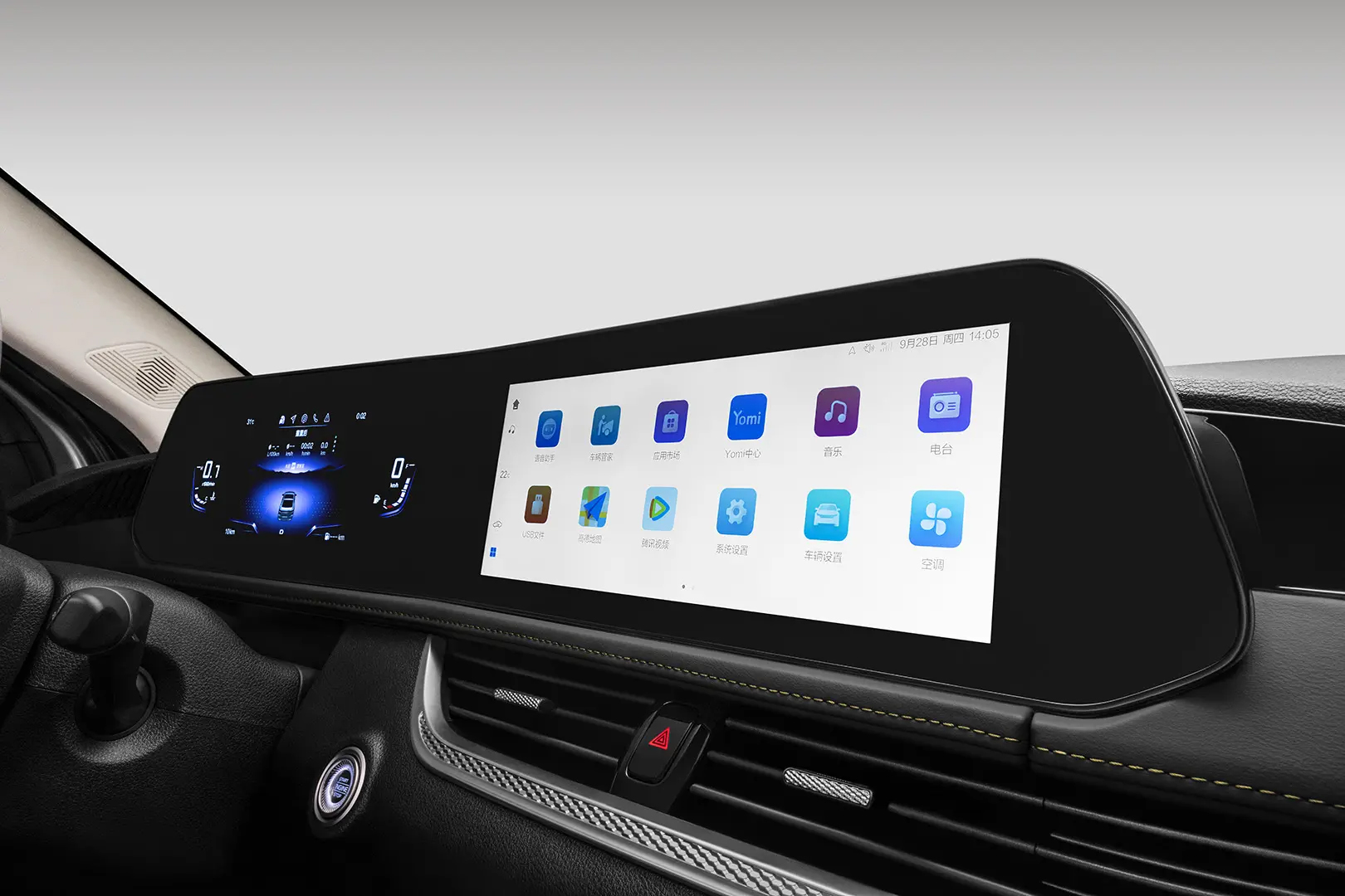 Интерьер/салон нового автомобиля FAW Bestune B70