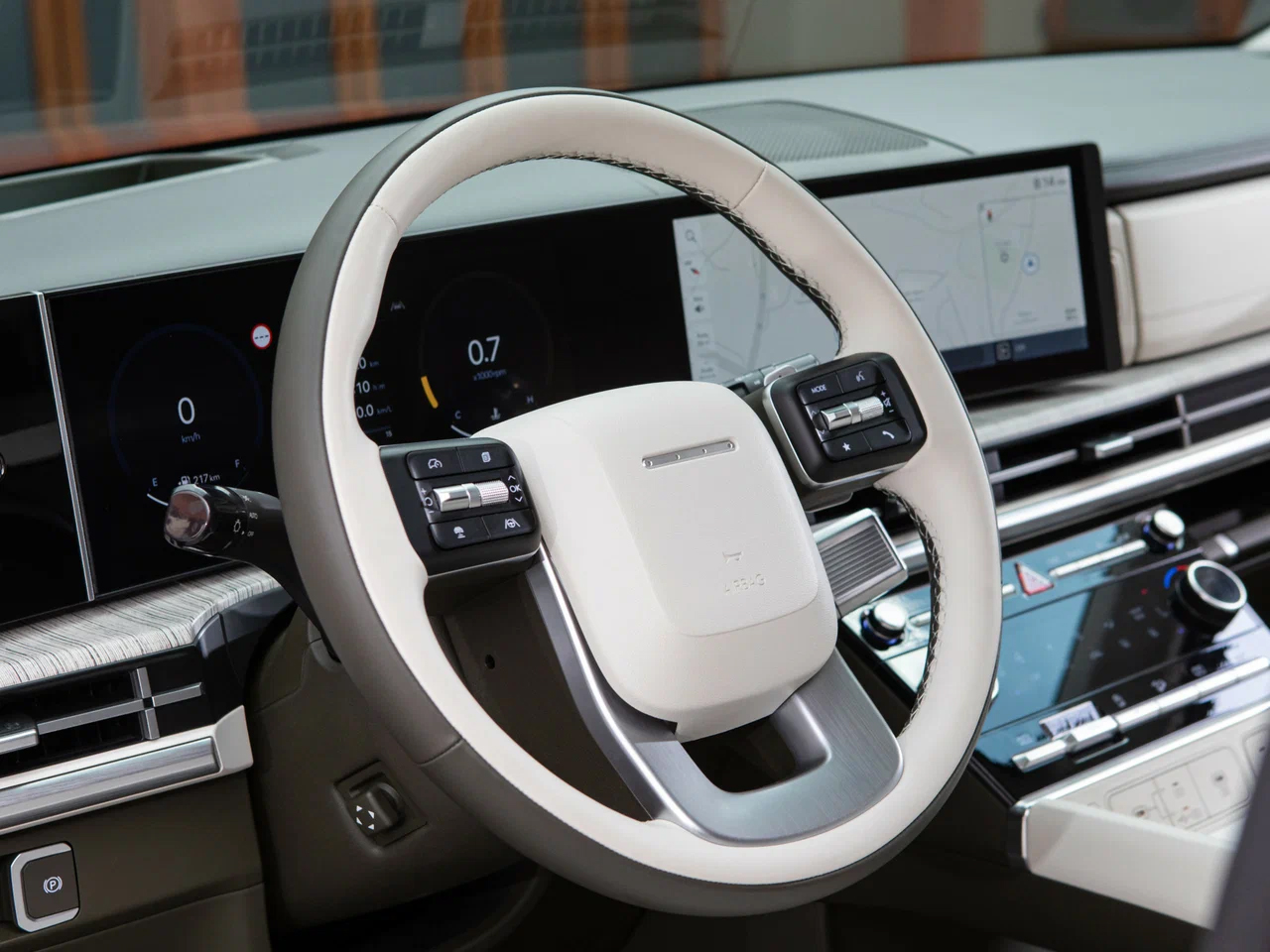 Интерьер/салон нового автомобиля Hyundai Santa Fe