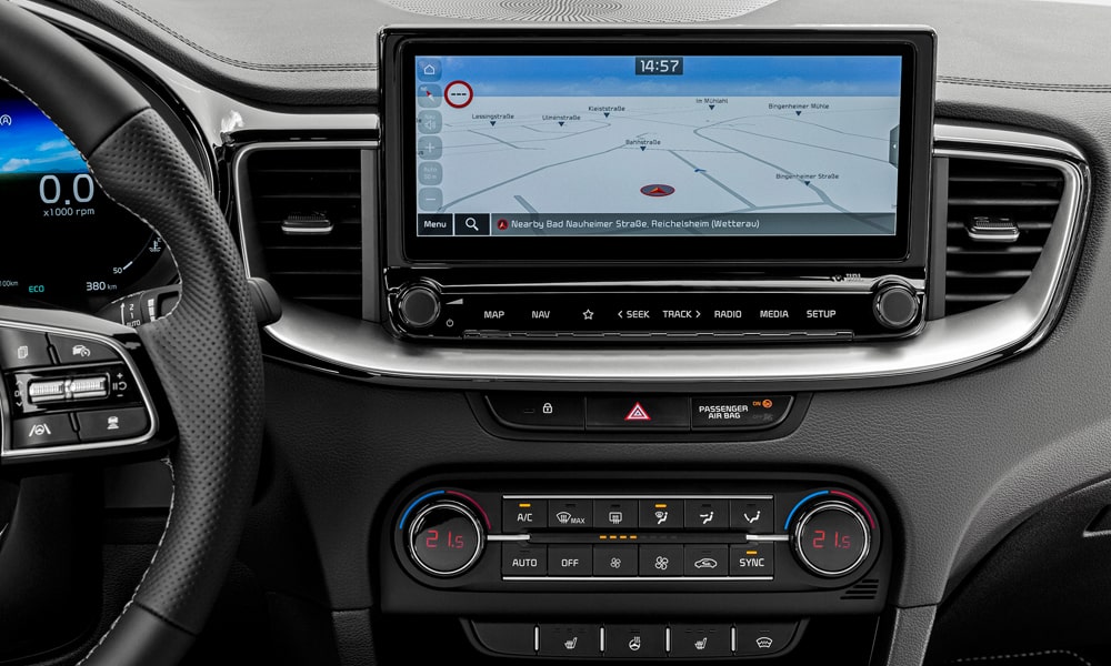 Интерьер/салон нового автомобиля Kia Xceed