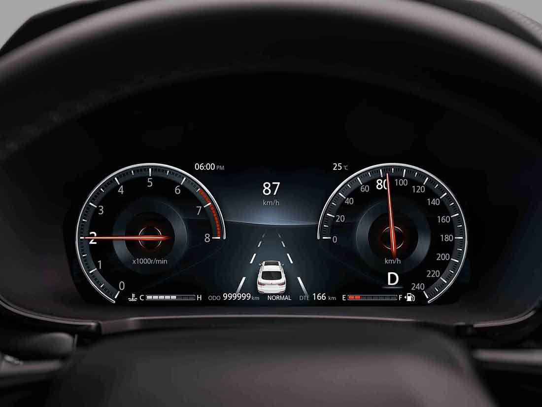 Интерьер/салон нового автомобиля Changan CS95