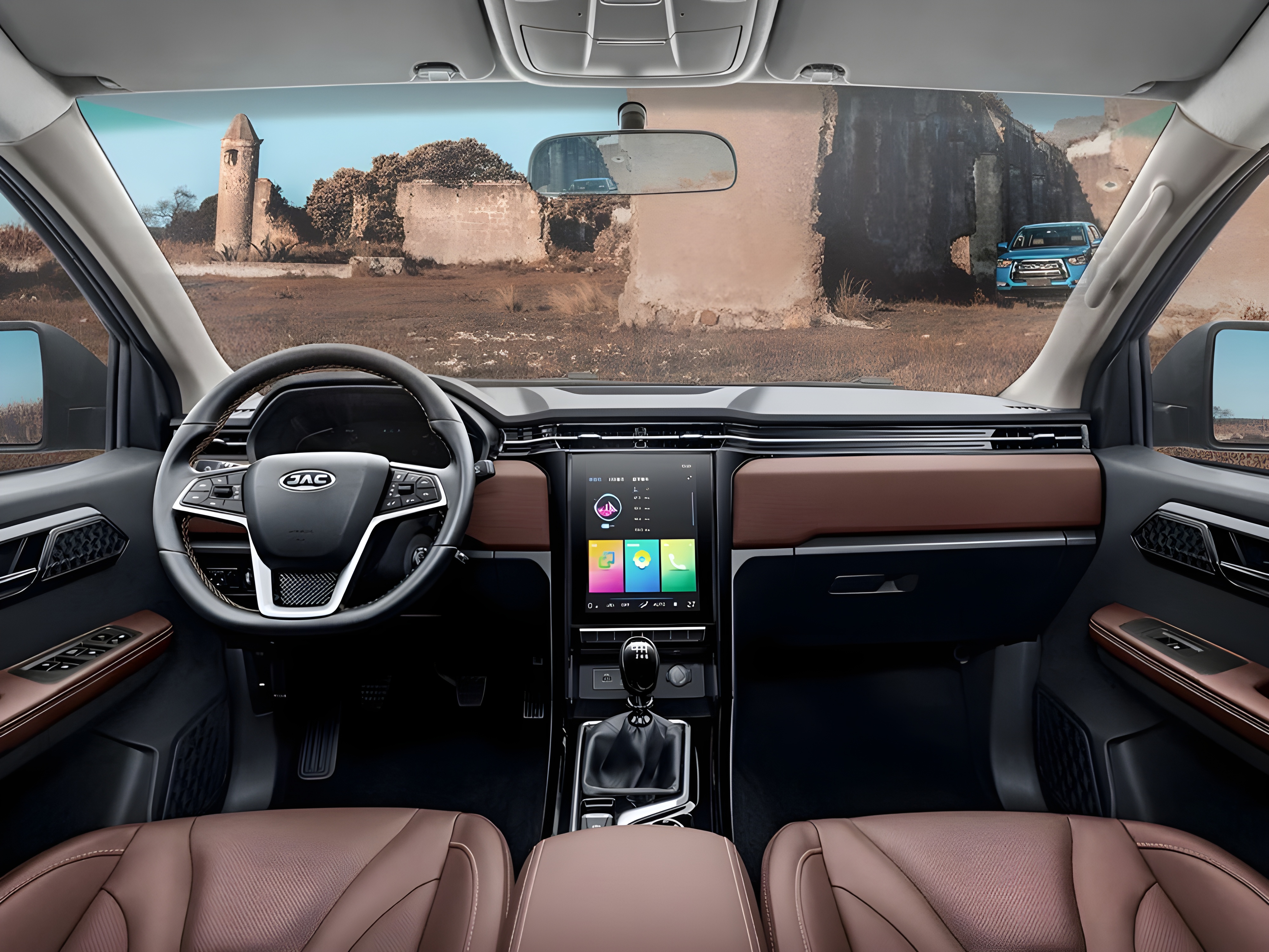 Интерьер/салон нового автомобиля JAC T8 Pro