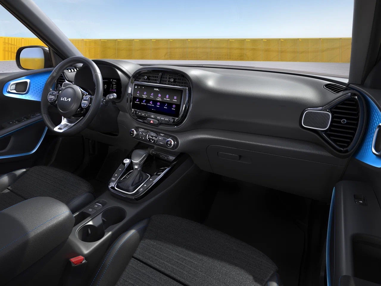 Интерьер/салон нового автомобиля Kia Soul