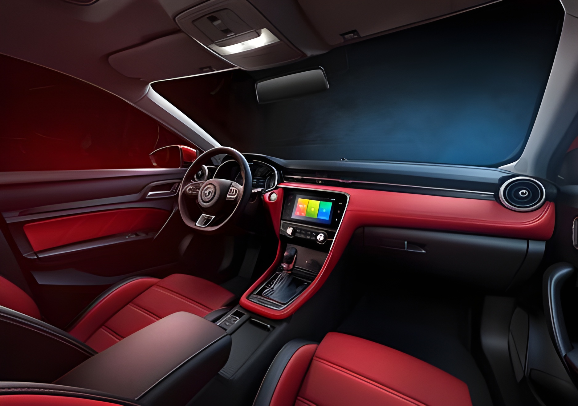 Интерьер/салон нового автомобиля MG 6