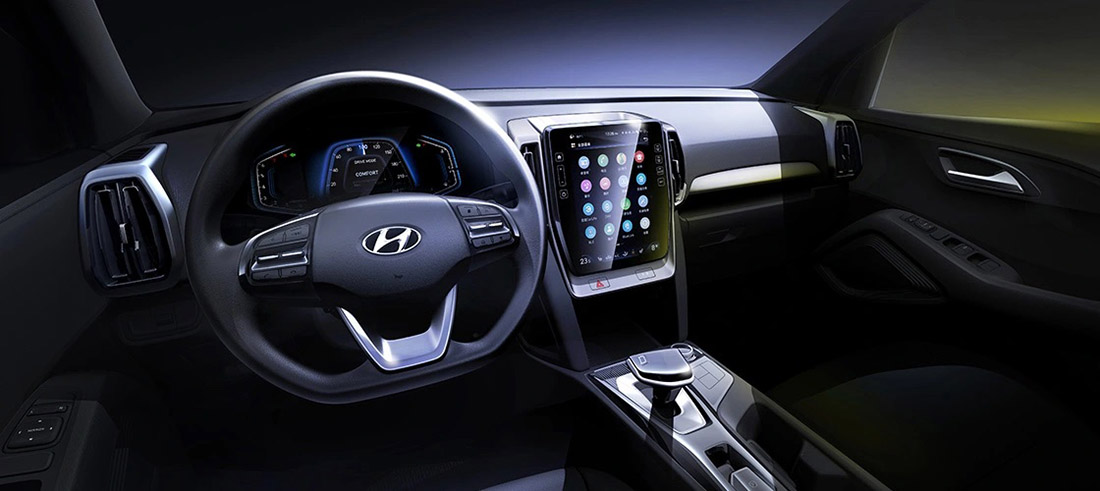 Интерьер/салон нового автомобиля Hyundai ix35