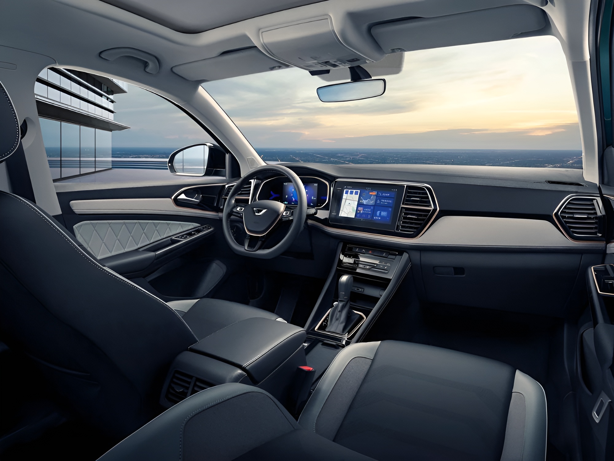 Интерьер/салон нового автомобиля Jetta VS7