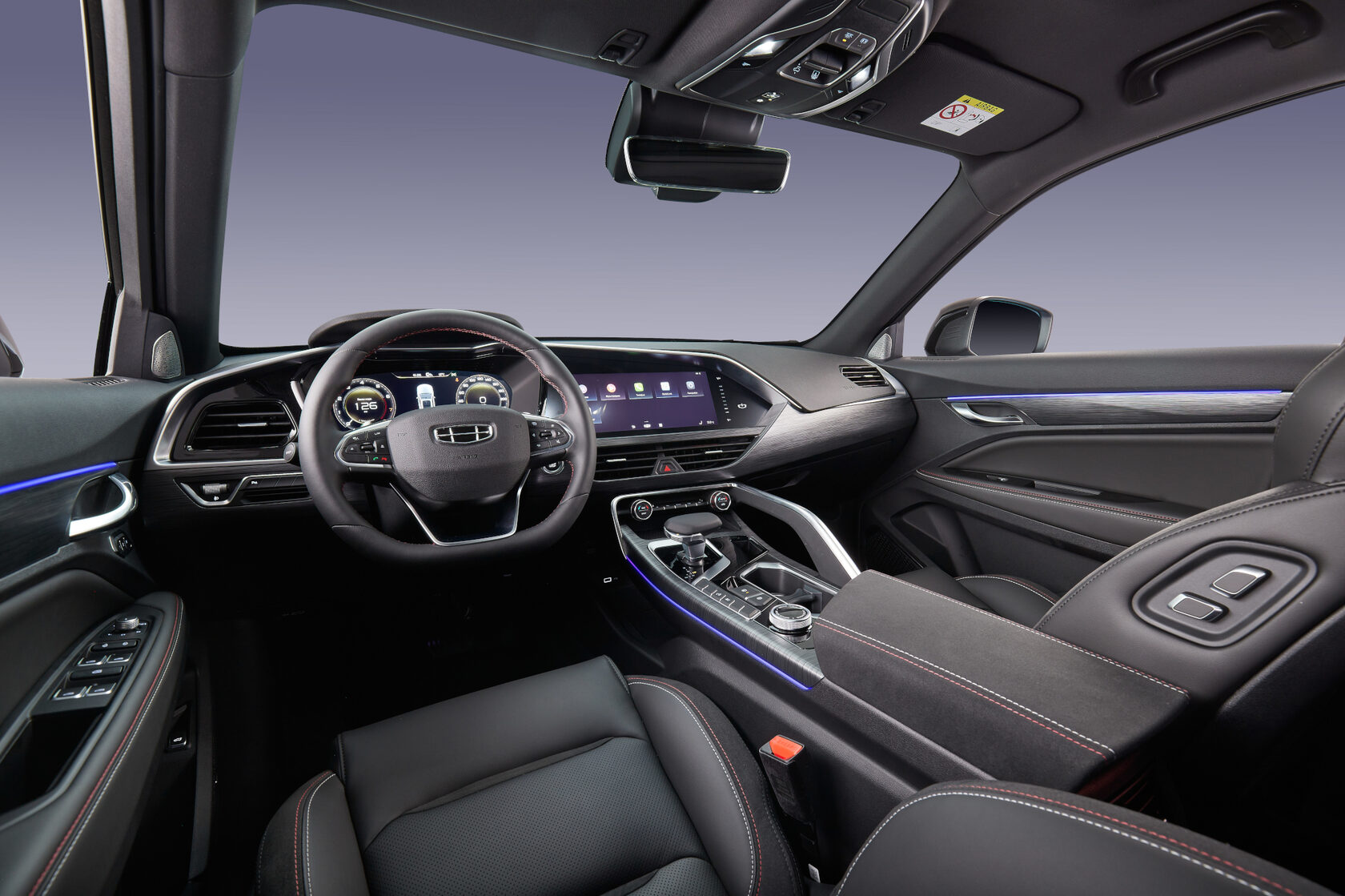 Интерьер/салон нового автомобиля Geely Tugella