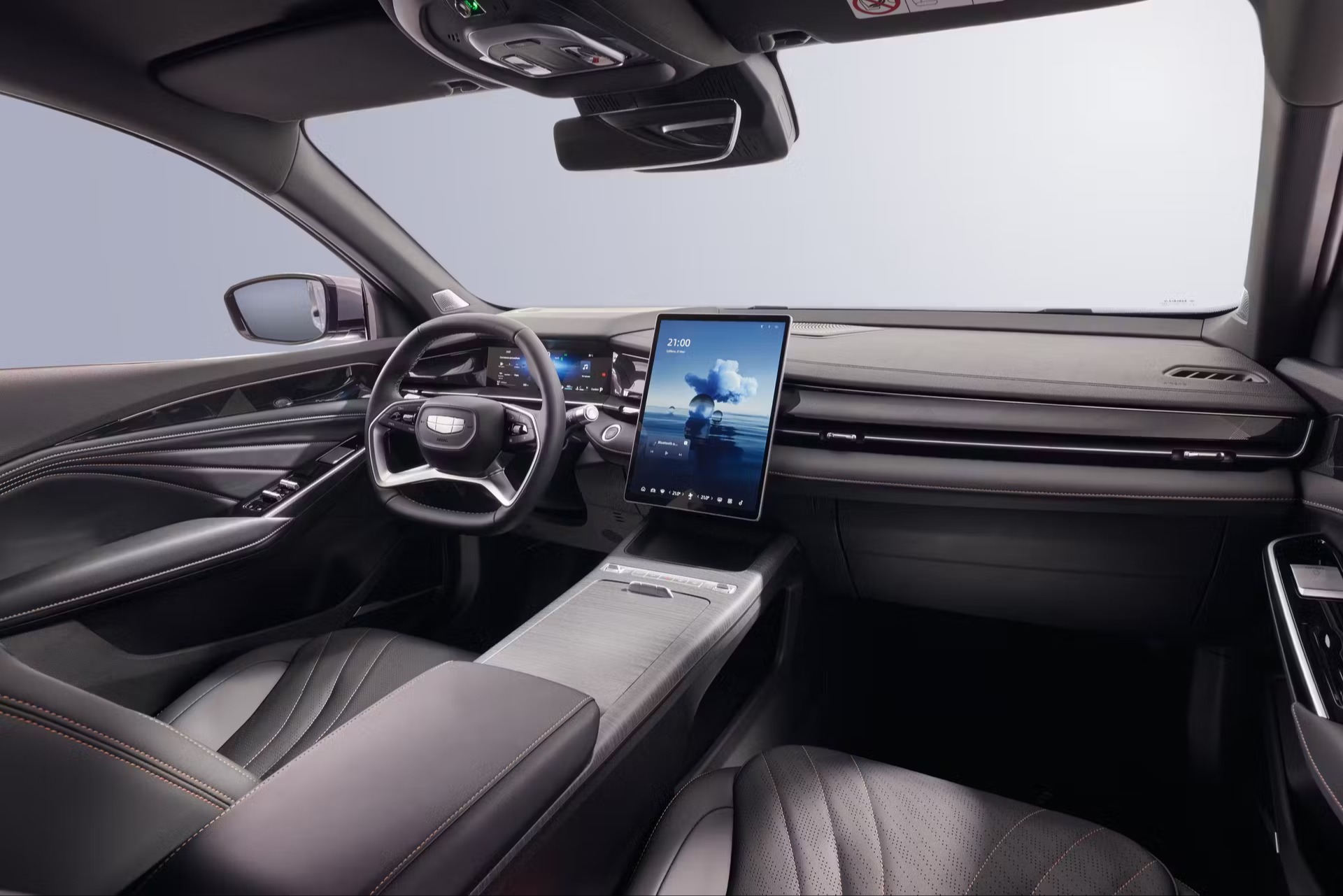 Интерьер/салон нового автомобиля Geely Preface