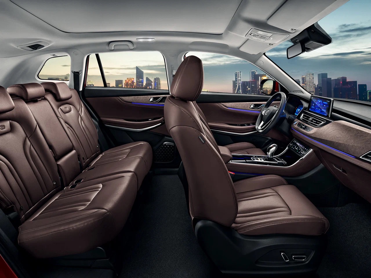 Интерьер/салон нового автомобиля Changan CS75FL