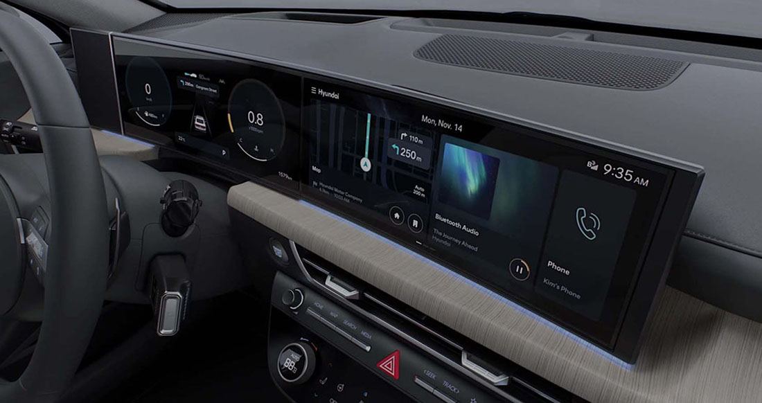 Интерьер/салон нового автомобиля Hyundai Sonata NEW