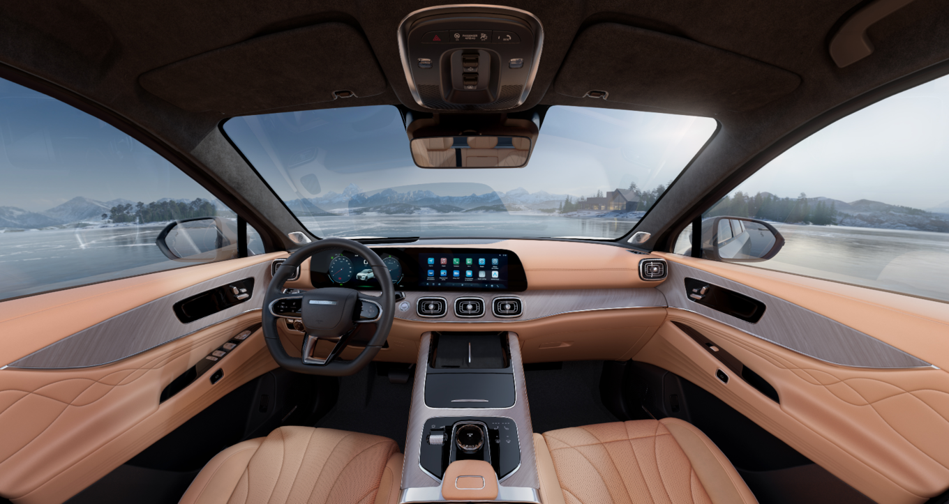 Интерьер/салон нового автомобиля JAECOO J8