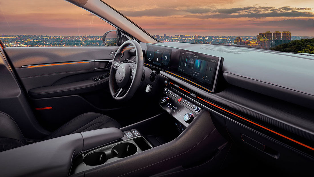 Интерьер/салон нового автомобиля Hyundai Sonata NEW