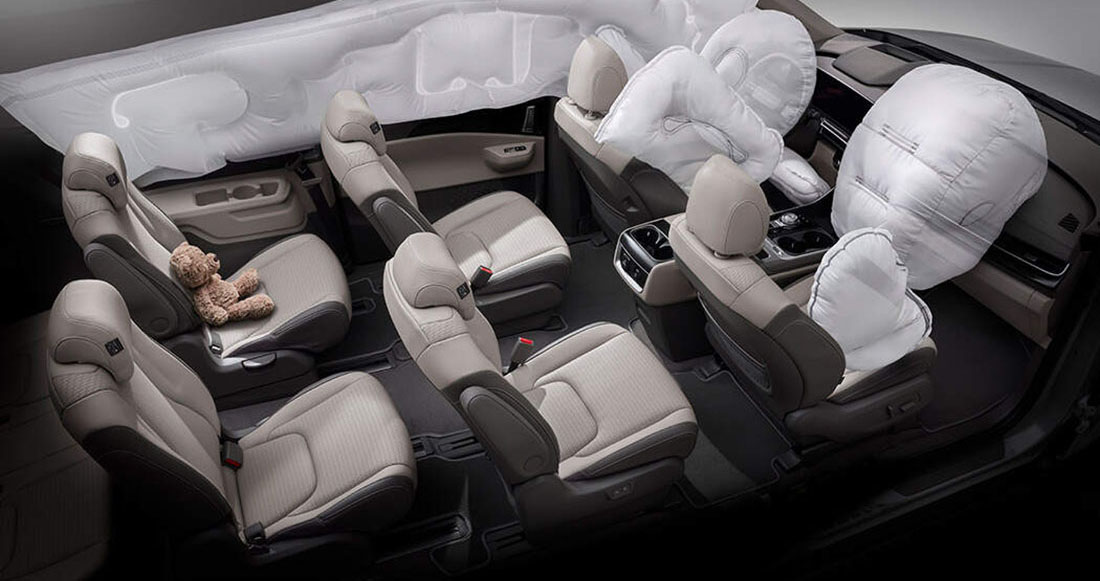 Интерьер/салон нового автомобиля Kia Carnival NEW