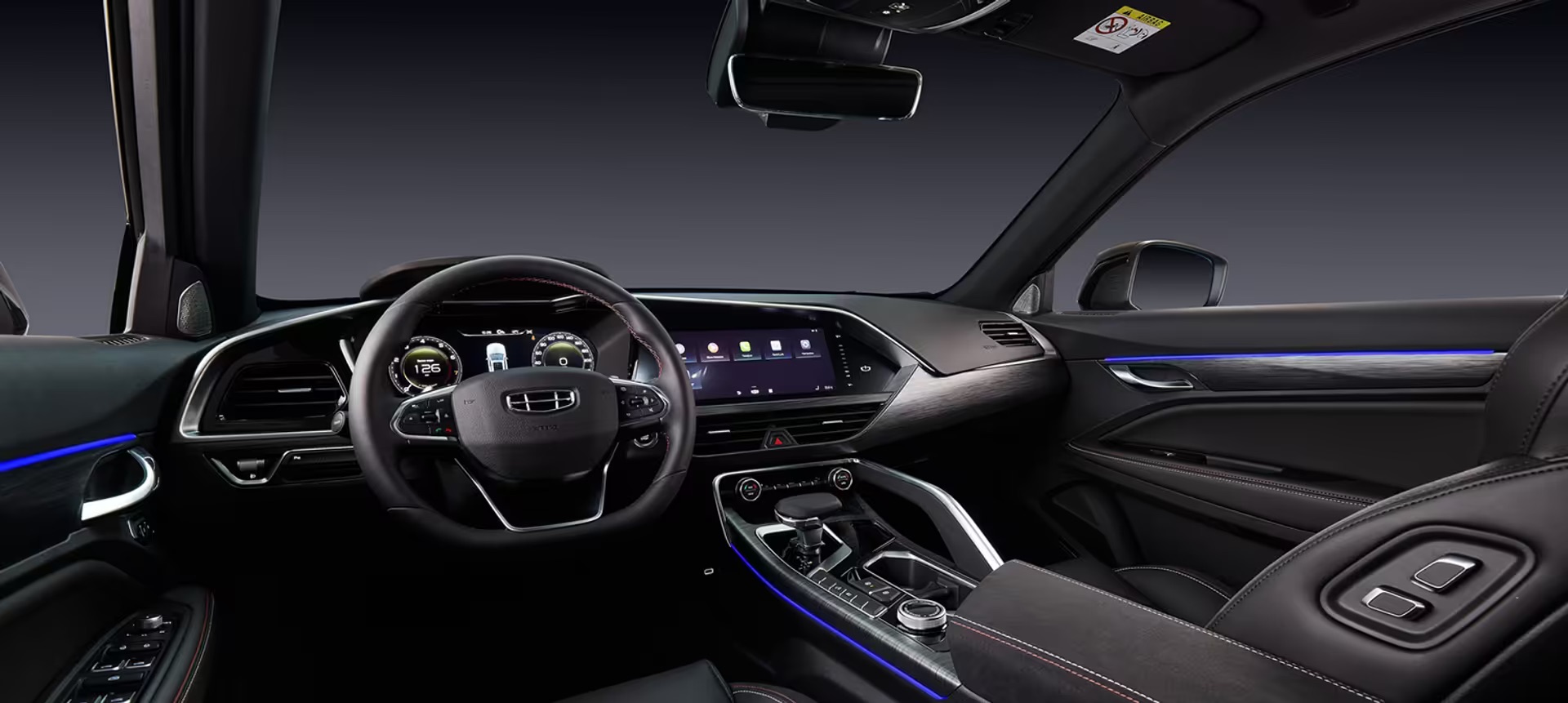 Интерьер/салон нового автомобиля Geely Tugella