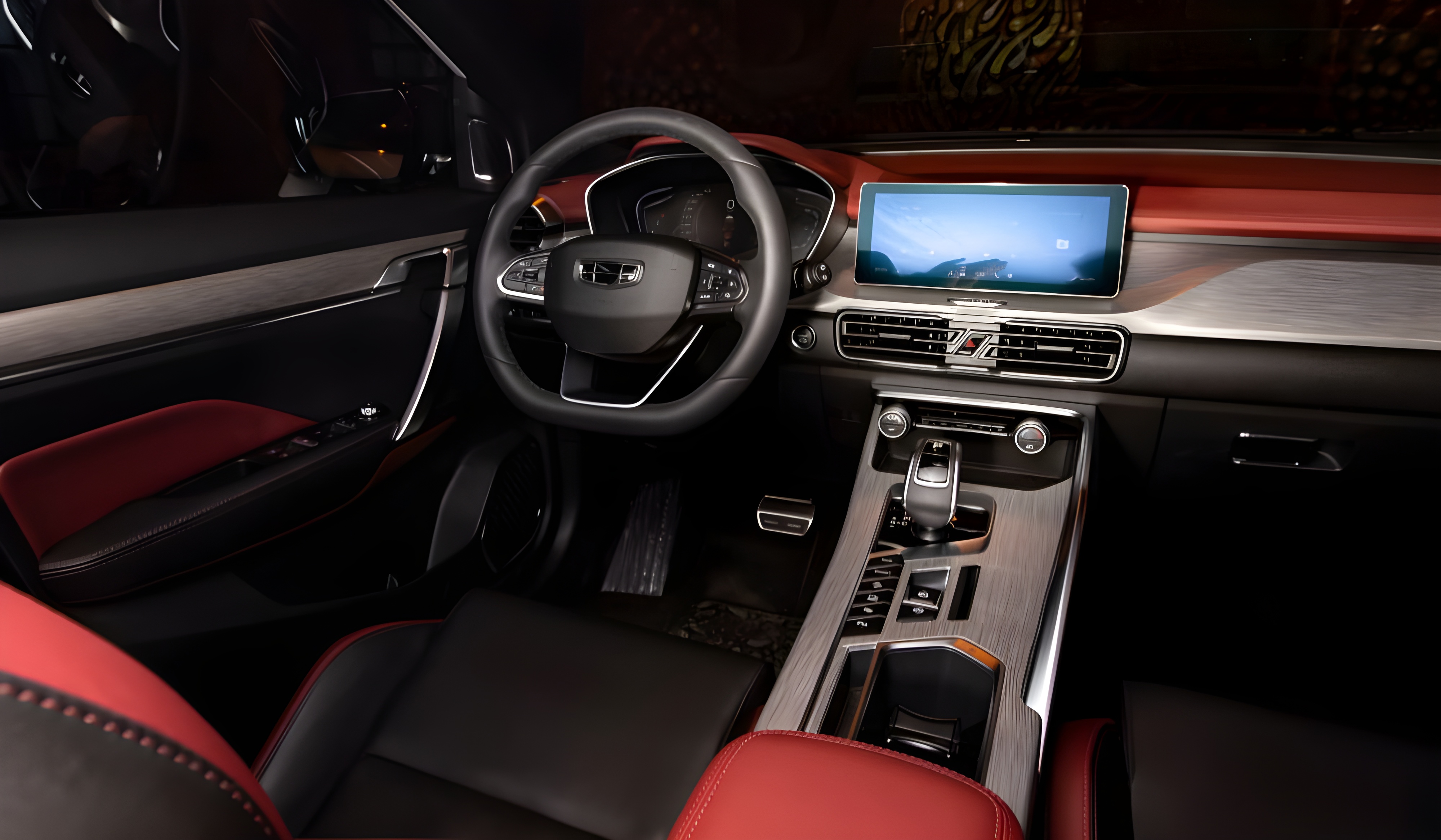 Интерьер/салон нового автомобиля Geely Coolray