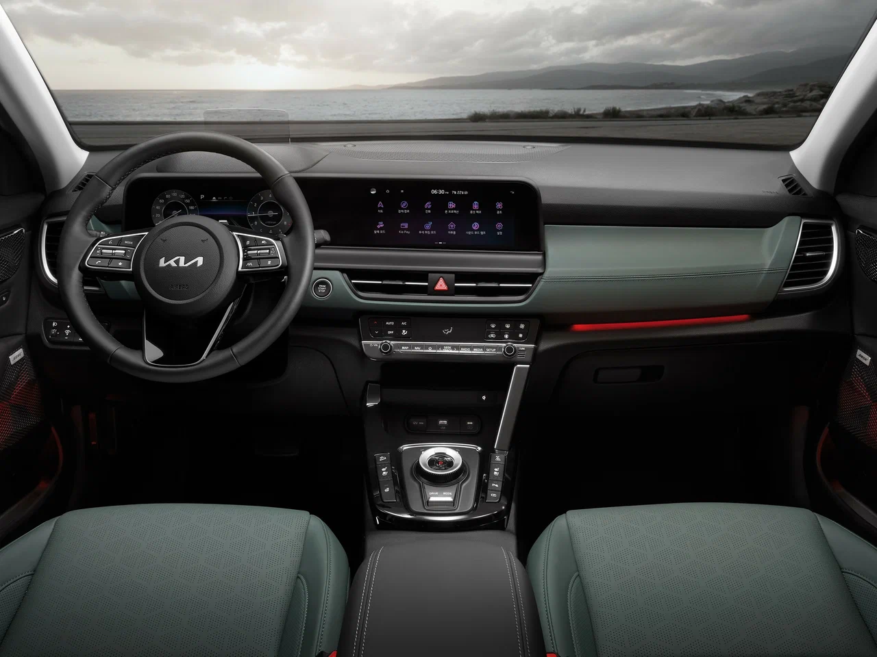 Интерьер/салон нового автомобиля Kia Seltos NEW