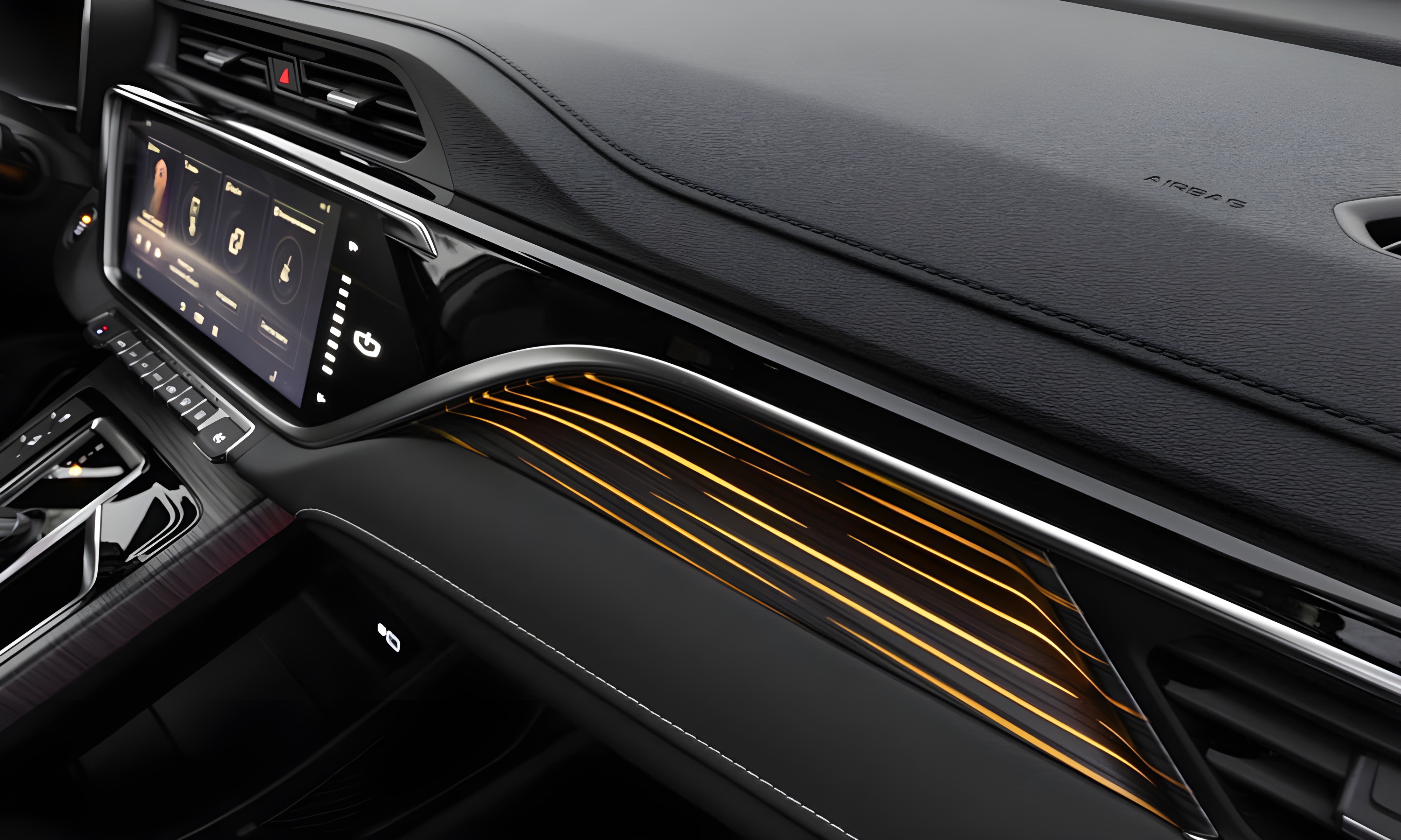 Интерьер/салон нового автомобиля Geely Atlas Pro