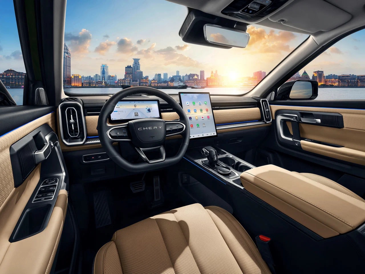 Интерьер/салон нового автомобиля Chery Explore 06
