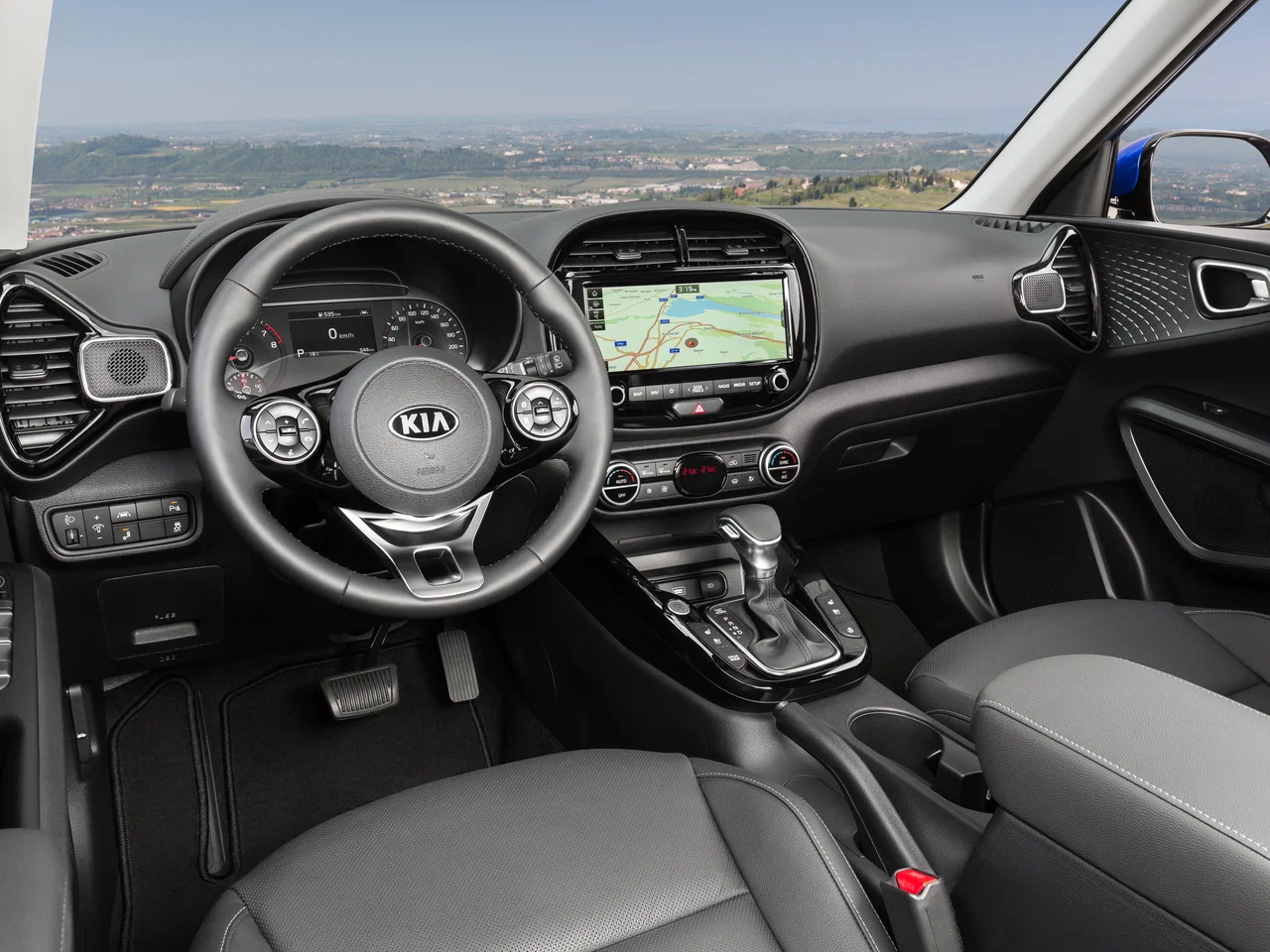 Интерьер/салон нового автомобиля Kia Soul