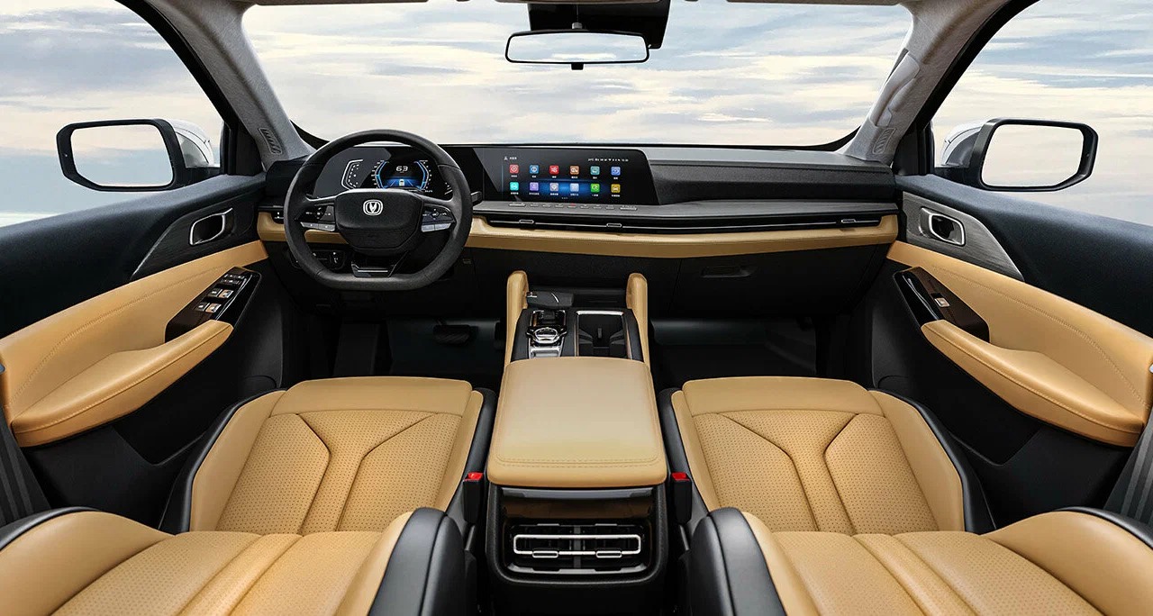 Интерьер/салон нового автомобиля Changan Hunter Plus