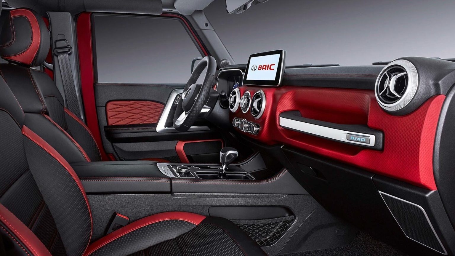 Интерьер/салон нового автомобиля BAIC BJ 40