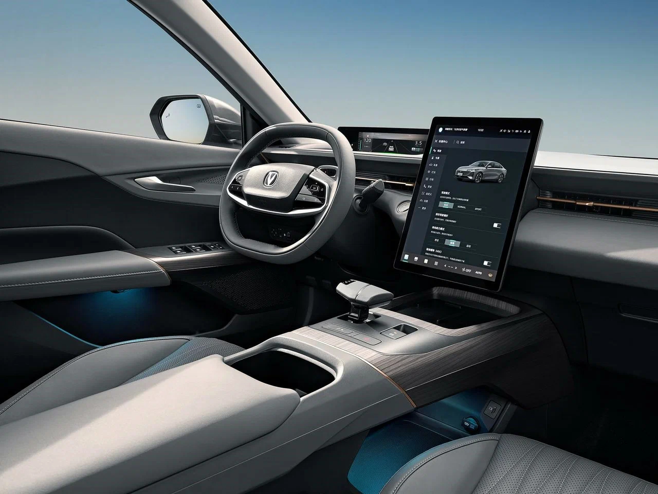 Интерьер/салон нового автомобиля Changan UNI-L