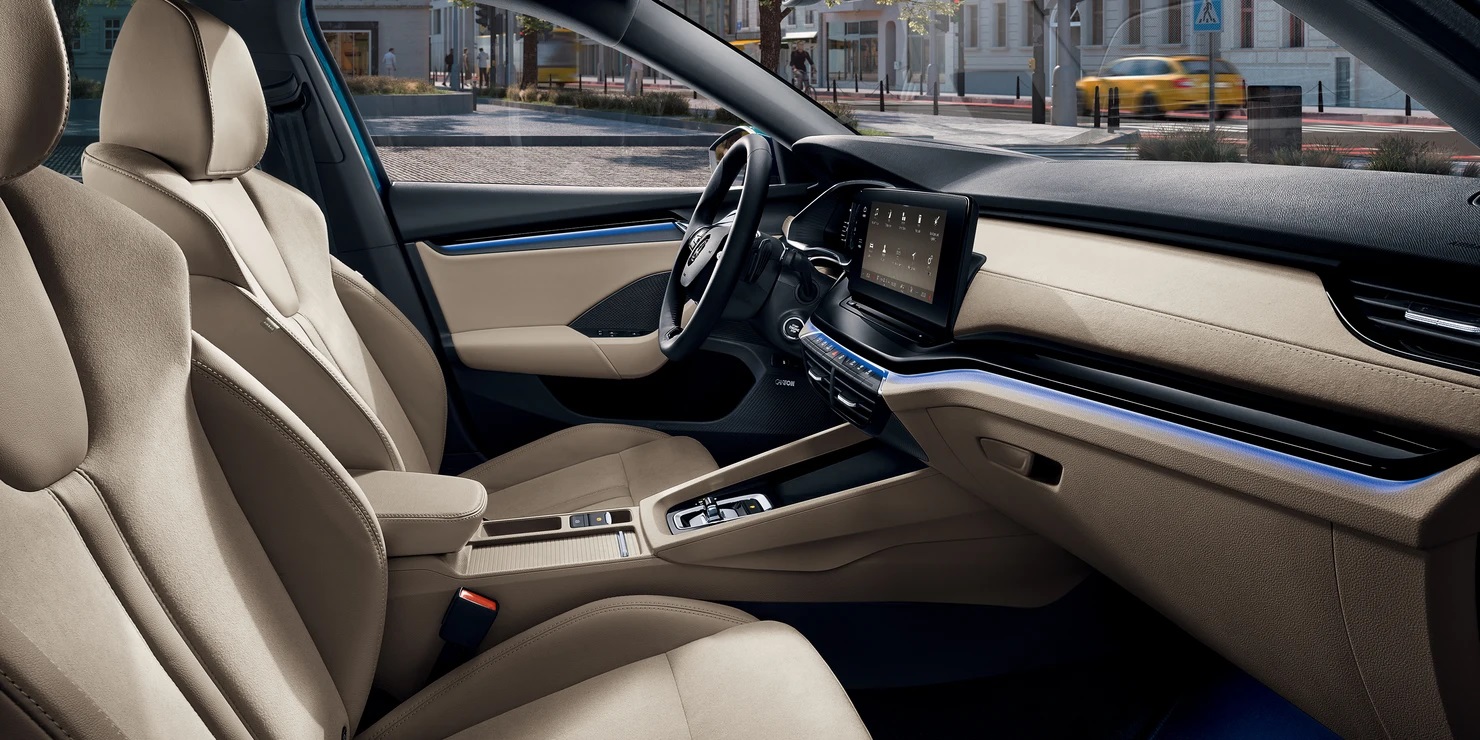 Интерьер/салон нового автомобиля Skoda Octavia