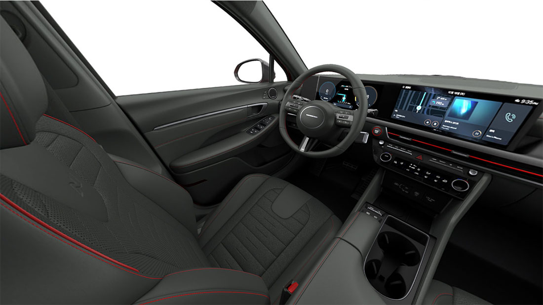 Интерьер/салон нового автомобиля Hyundai Sonata NEW