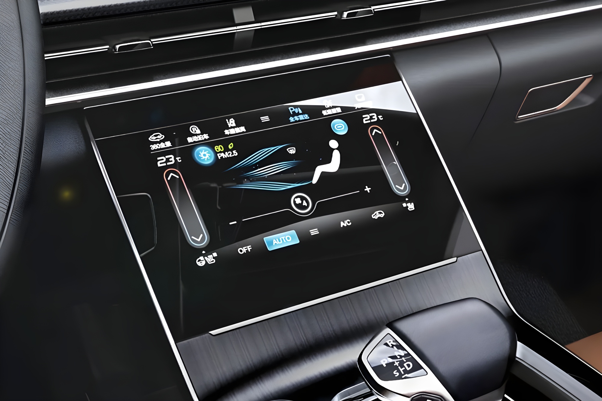 Интерьер/салон нового автомобиля BAIC X75