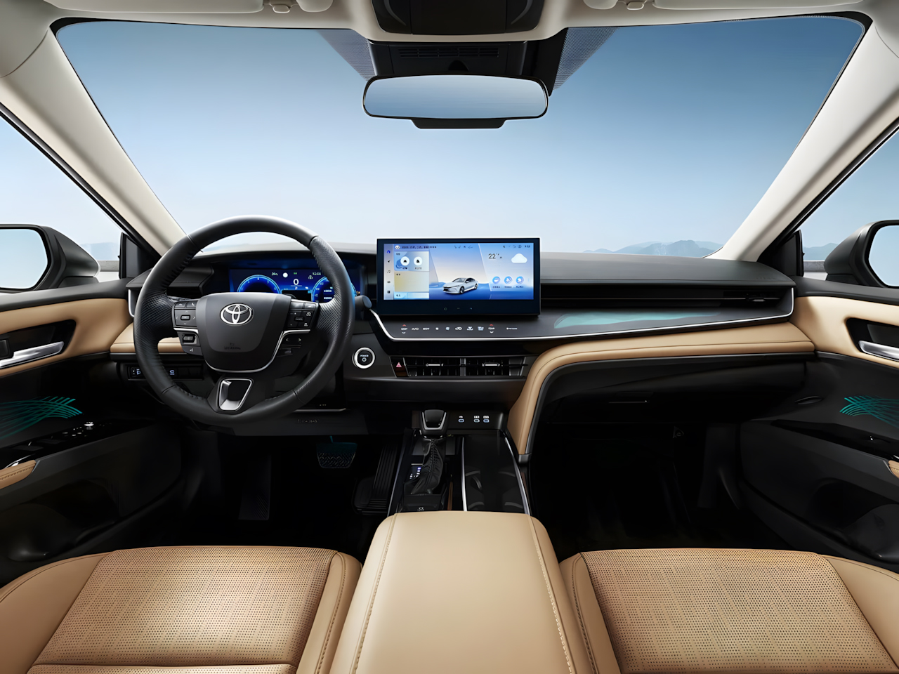 Интерьер/салон нового автомобиля Toyota Camry