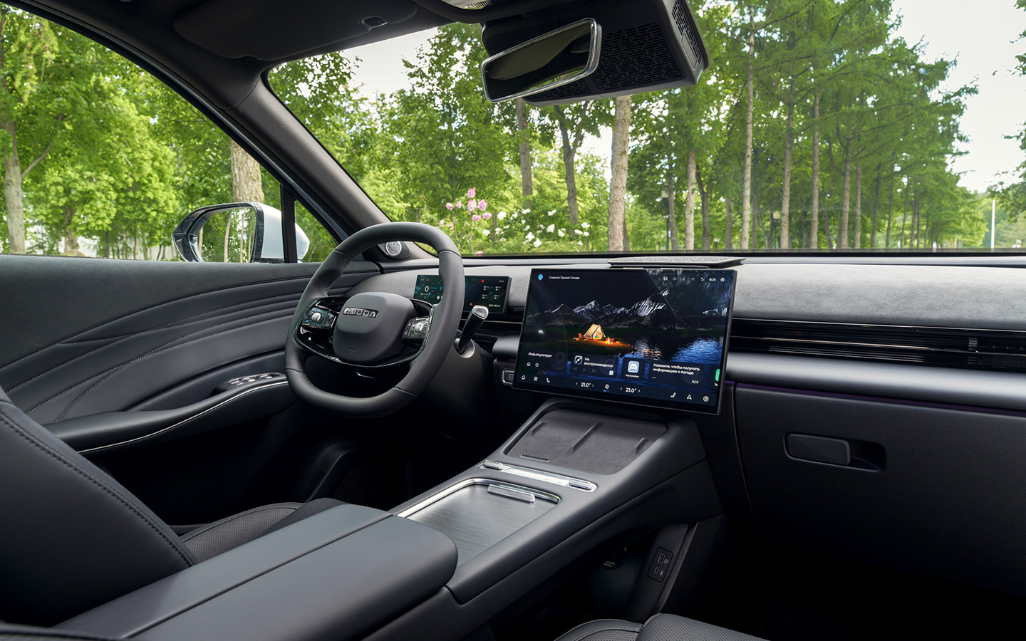 Интерьер/салон нового автомобиля OMODA C7