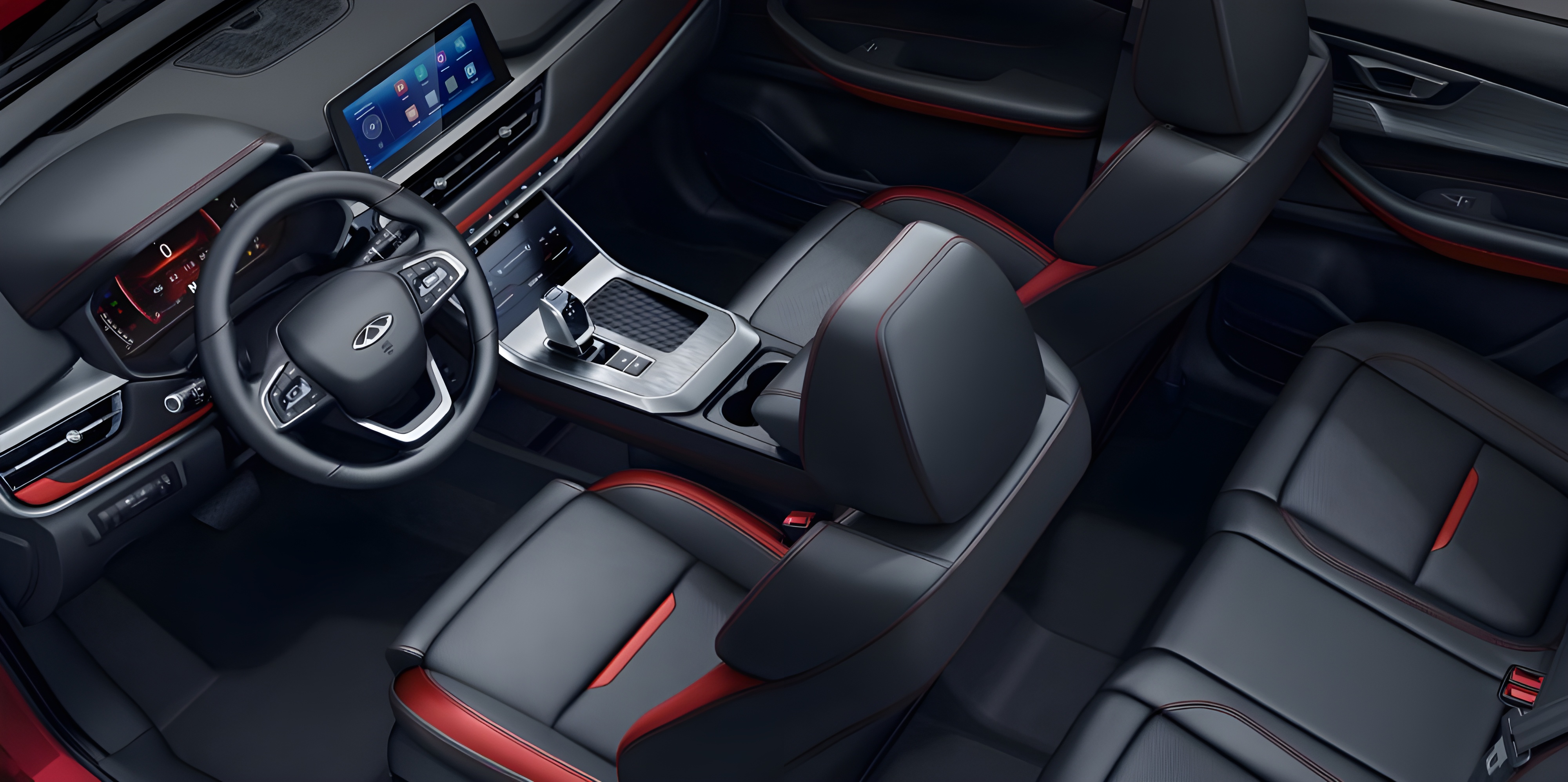 Интерьер/салон нового автомобиля Chery Tiggo 4 Pro