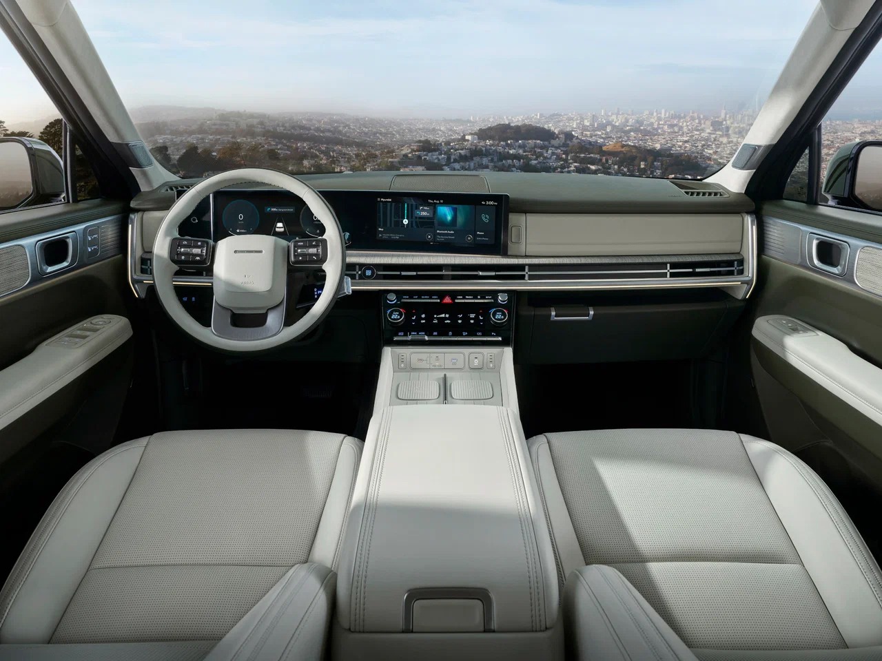 Интерьер/салон нового автомобиля Hyundai Santa Fe
