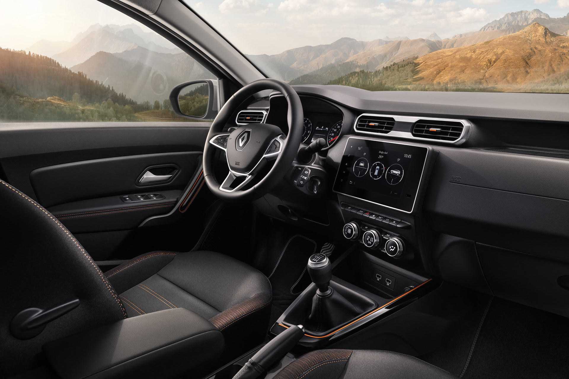 Интерьер/салон нового автомобиля Renault Duster