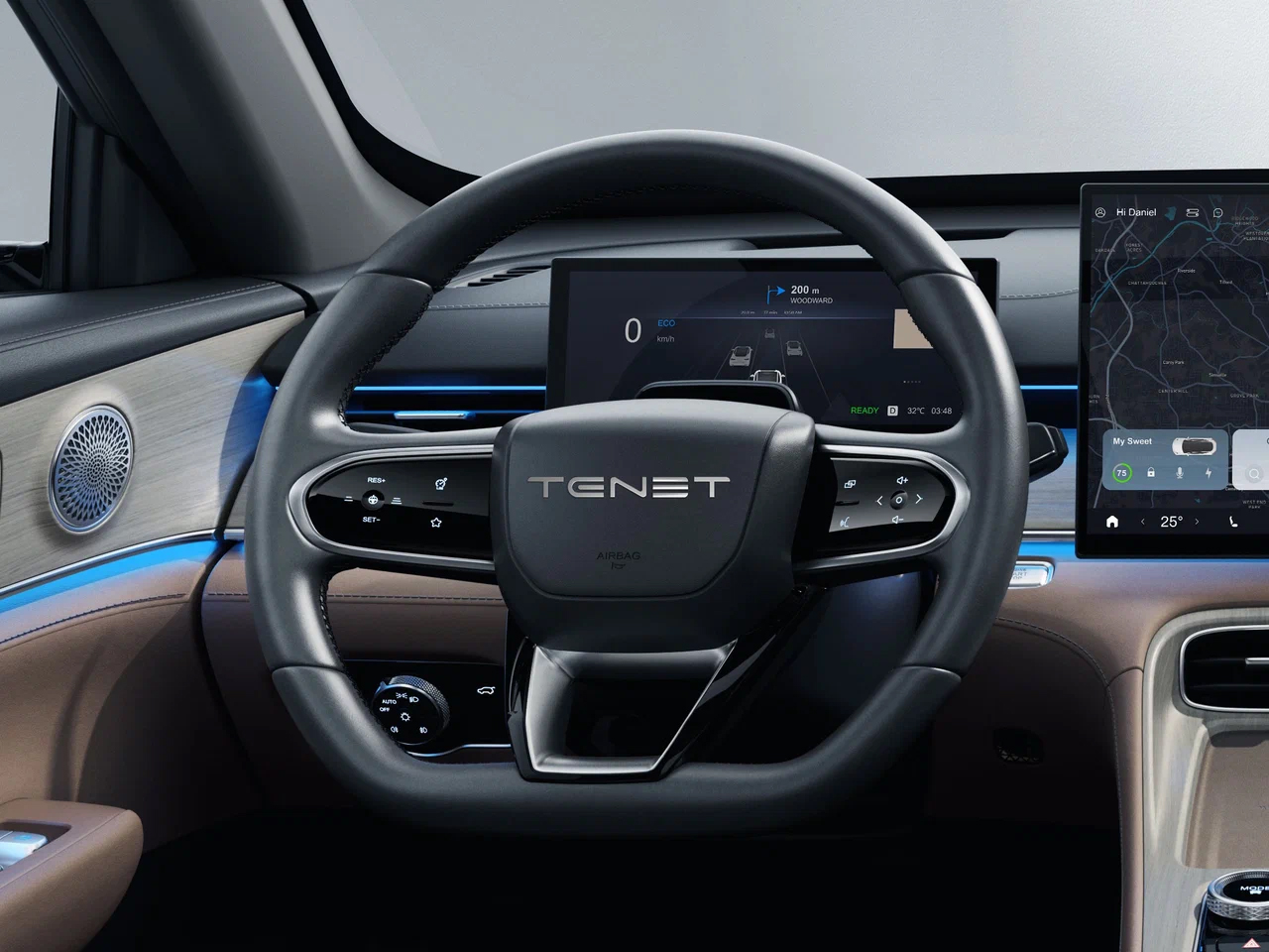 Интерьер/салон нового автомобиля TENET T8